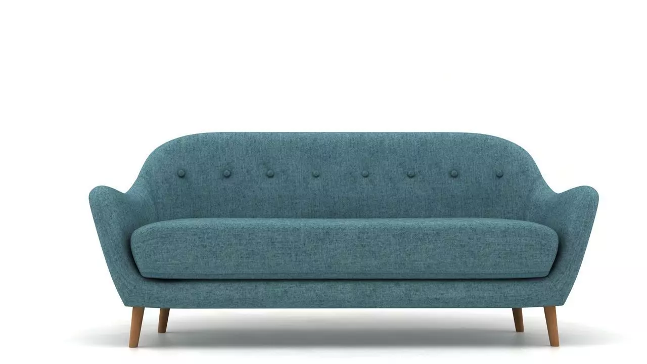 Calla Sofa Low-poly 3D model_0
