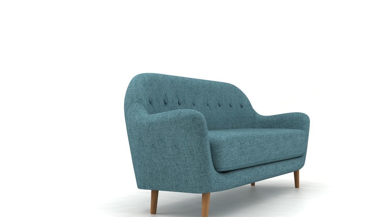 Calla Sofa Low-poly 3D model_11