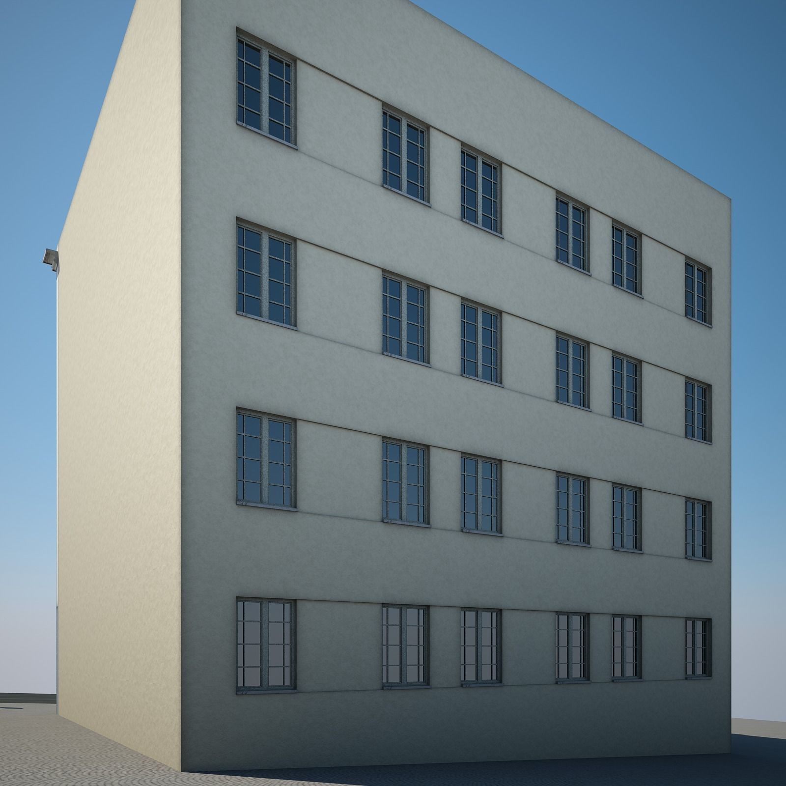 Apartment Building 21 3D model_6
