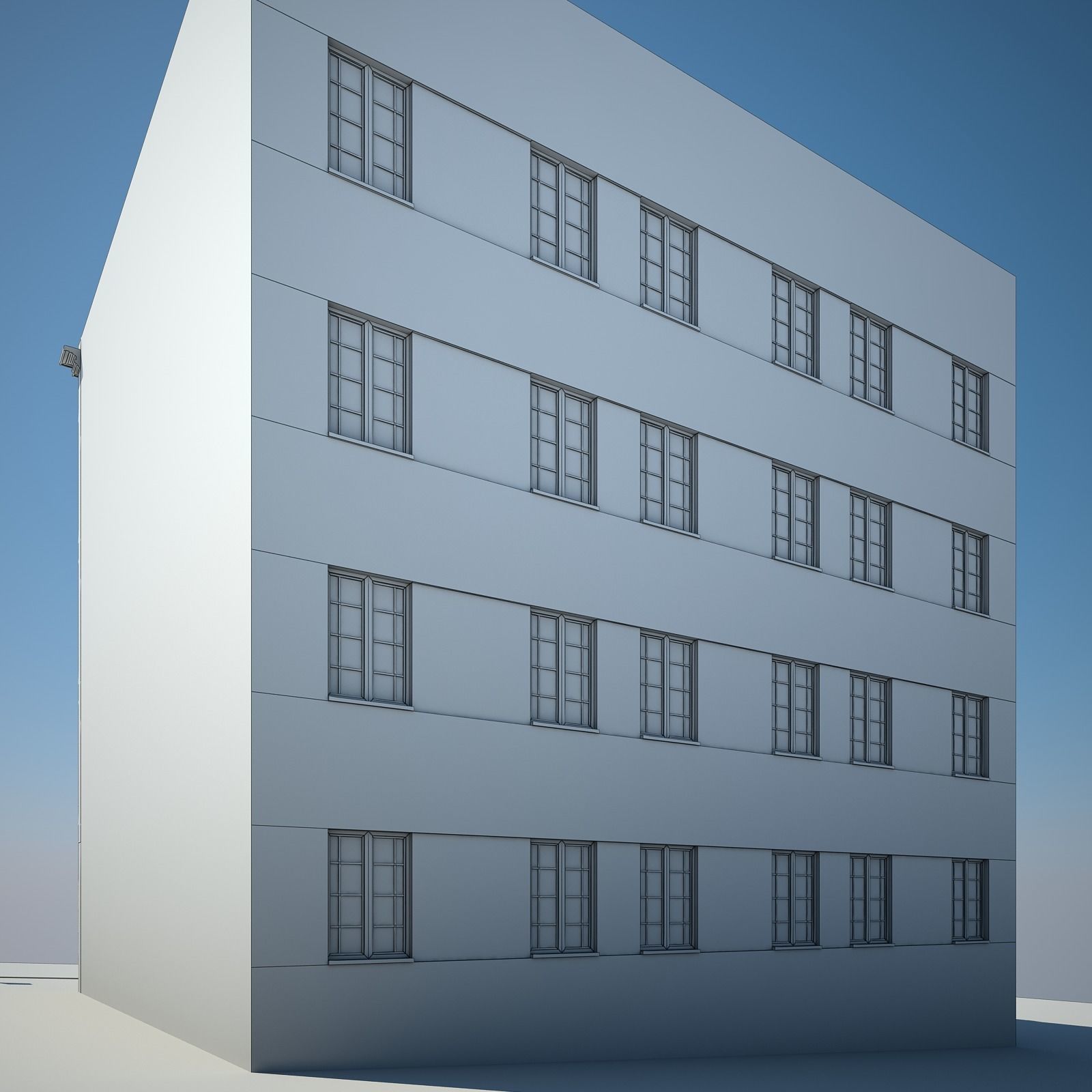 Apartment Building 21 3D model_13