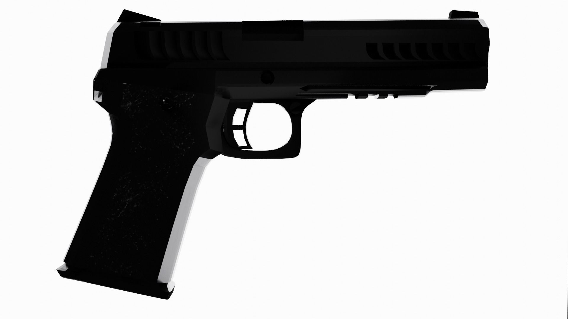 weapon pack 10 in 1  Low-poly 3D model_6