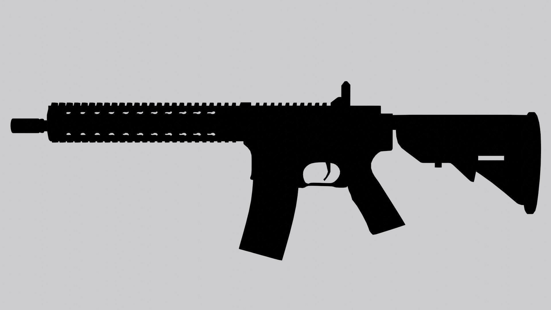 weapon pack 10 in 1  Low-poly 3D model_10