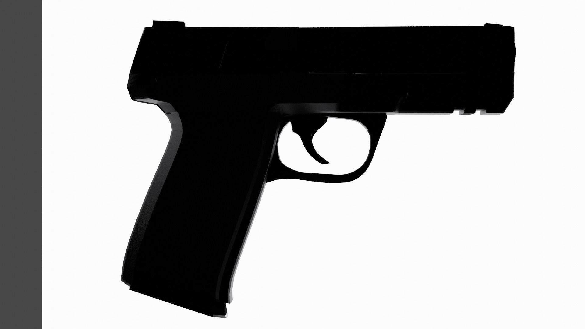 weapon pack 10 in 1  Low-poly 3D model_7