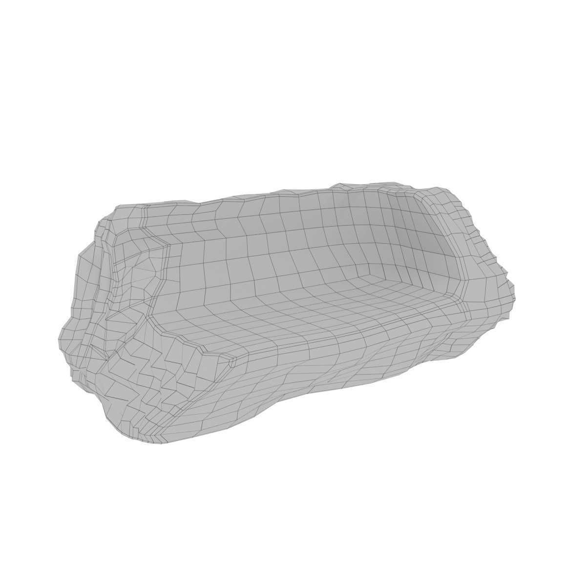 Choi Byung Hoon afterimage of beginning basalt sofa bench 3D model_6