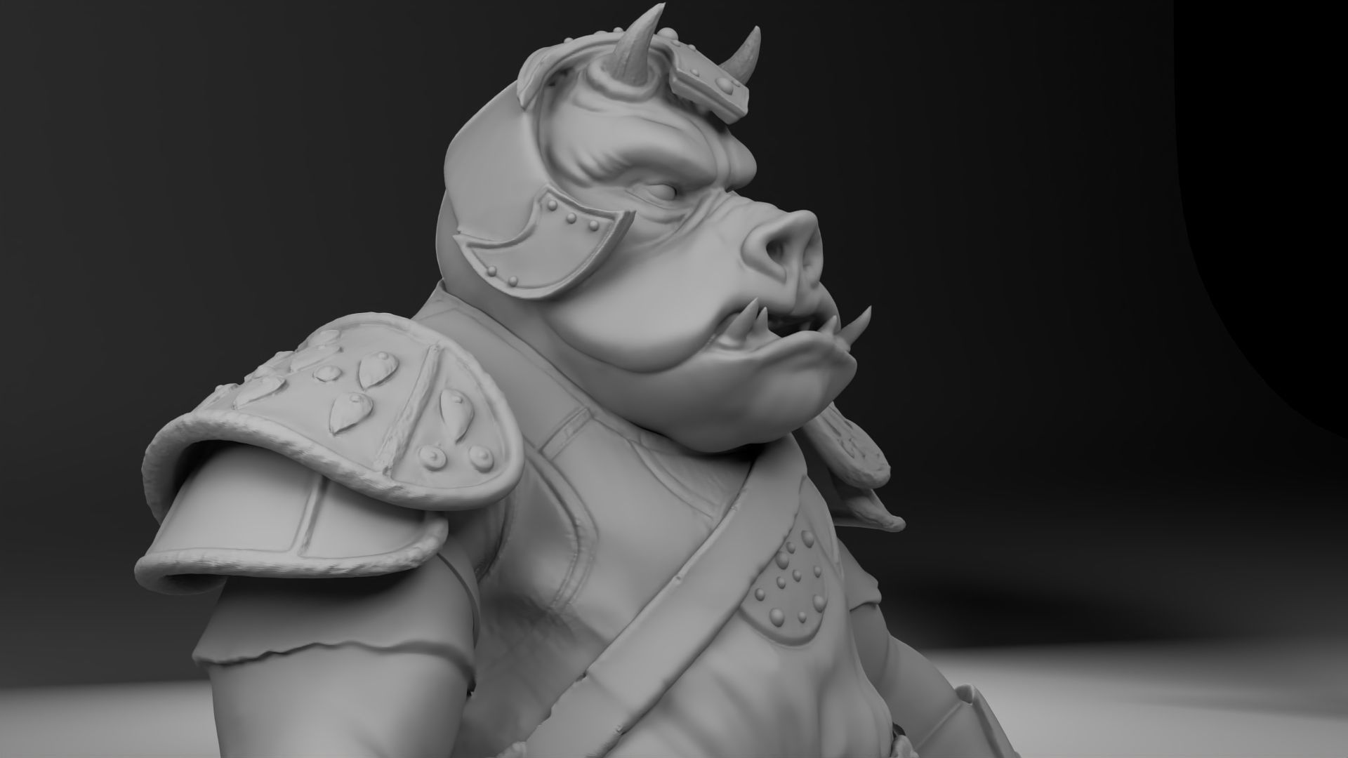 Rogua - Gamorrean guard - Star Wars Return of the Jedi 3D print model_15