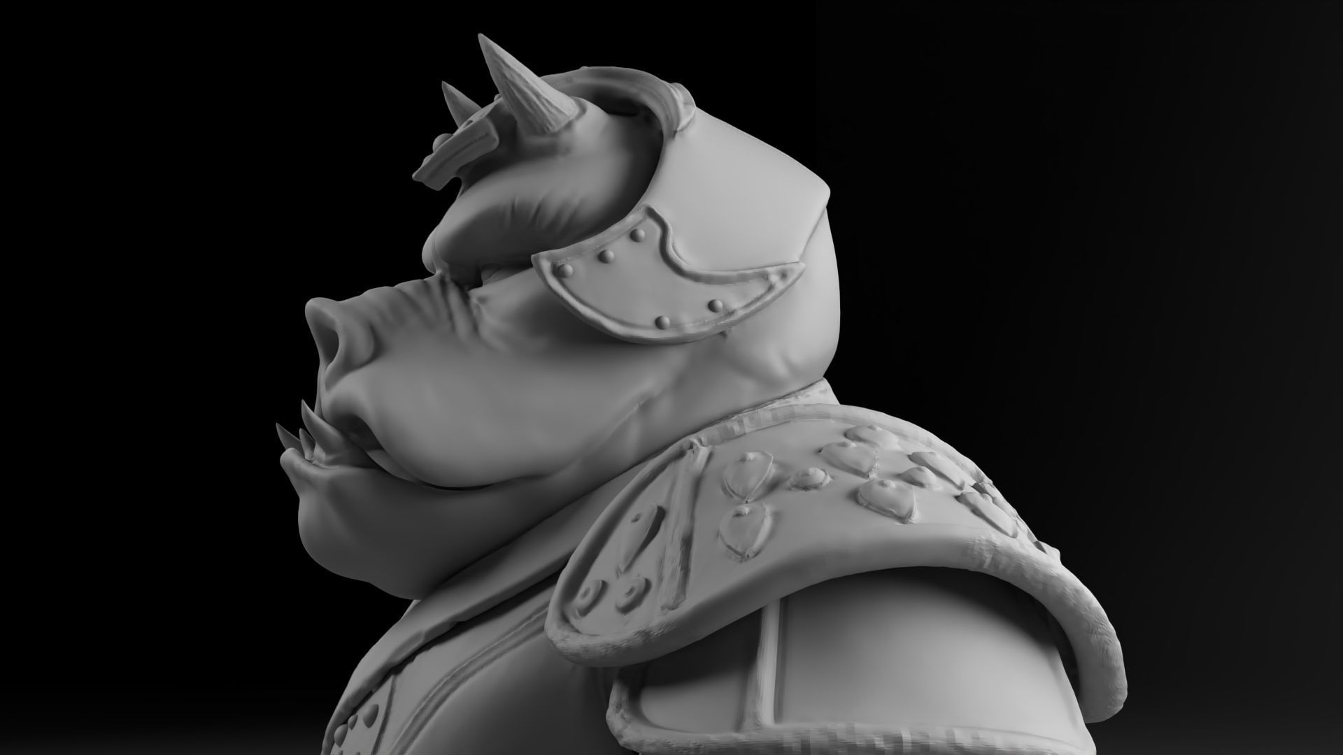 Rogua - Gamorrean guard - Star Wars Return of the Jedi 3D print model_10