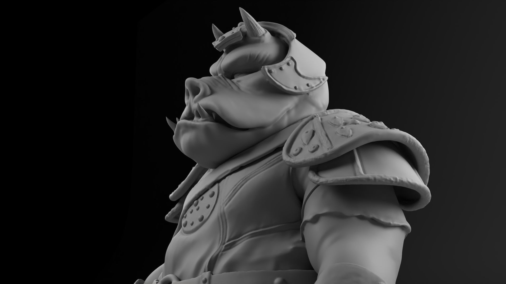 Rogua - Gamorrean guard - Star Wars Return of the Jedi 3D print model_6