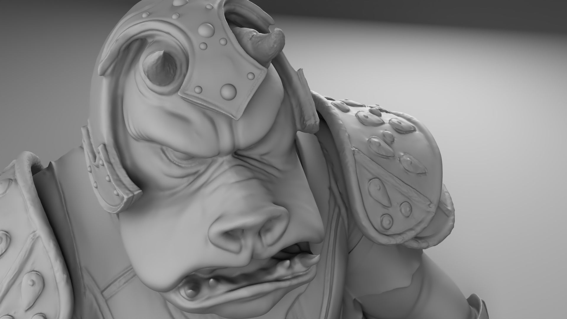 Rogua - Gamorrean guard - Star Wars Return of the Jedi 3D print model_25