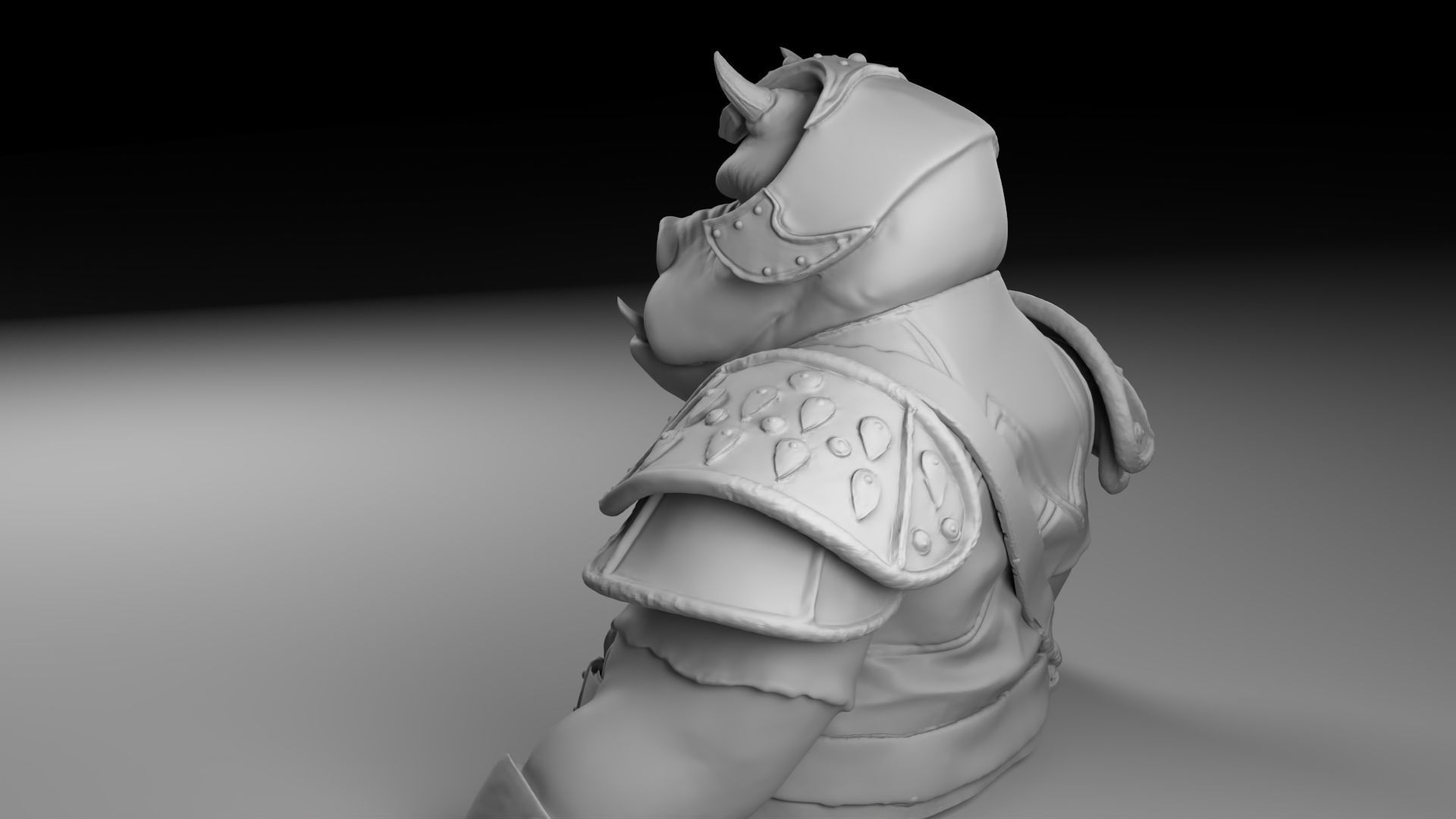 Rogua - Gamorrean guard - Star Wars Return of the Jedi 3D print model_9