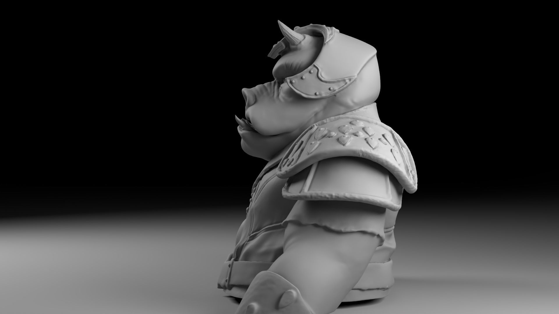 Rogua - Gamorrean guard - Star Wars Return of the Jedi 3D print model_7