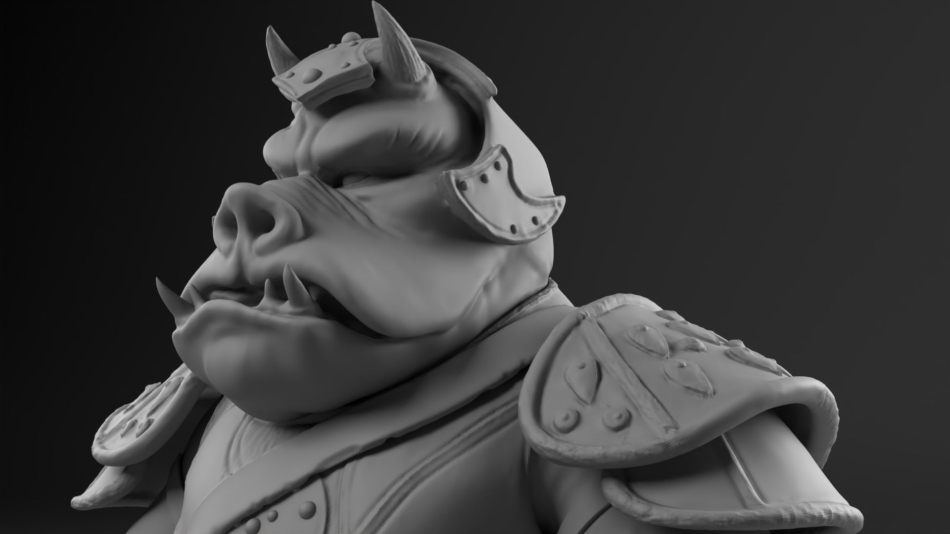 Rogua - Gamorrean guard - Star Wars Return of the Jedi 3D print model_22