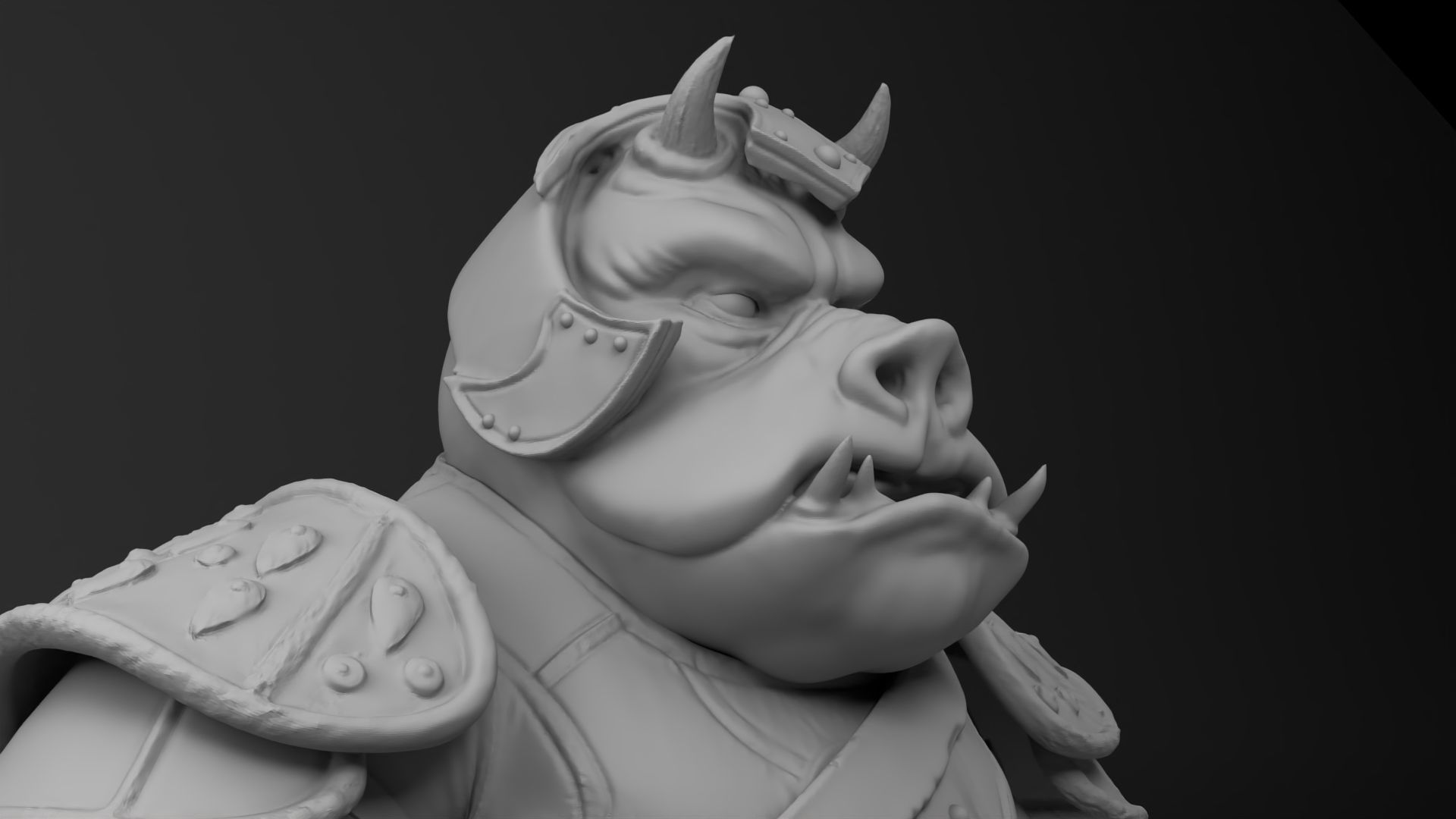 Rogua - Gamorrean guard - Star Wars Return of the Jedi 3D print model_24