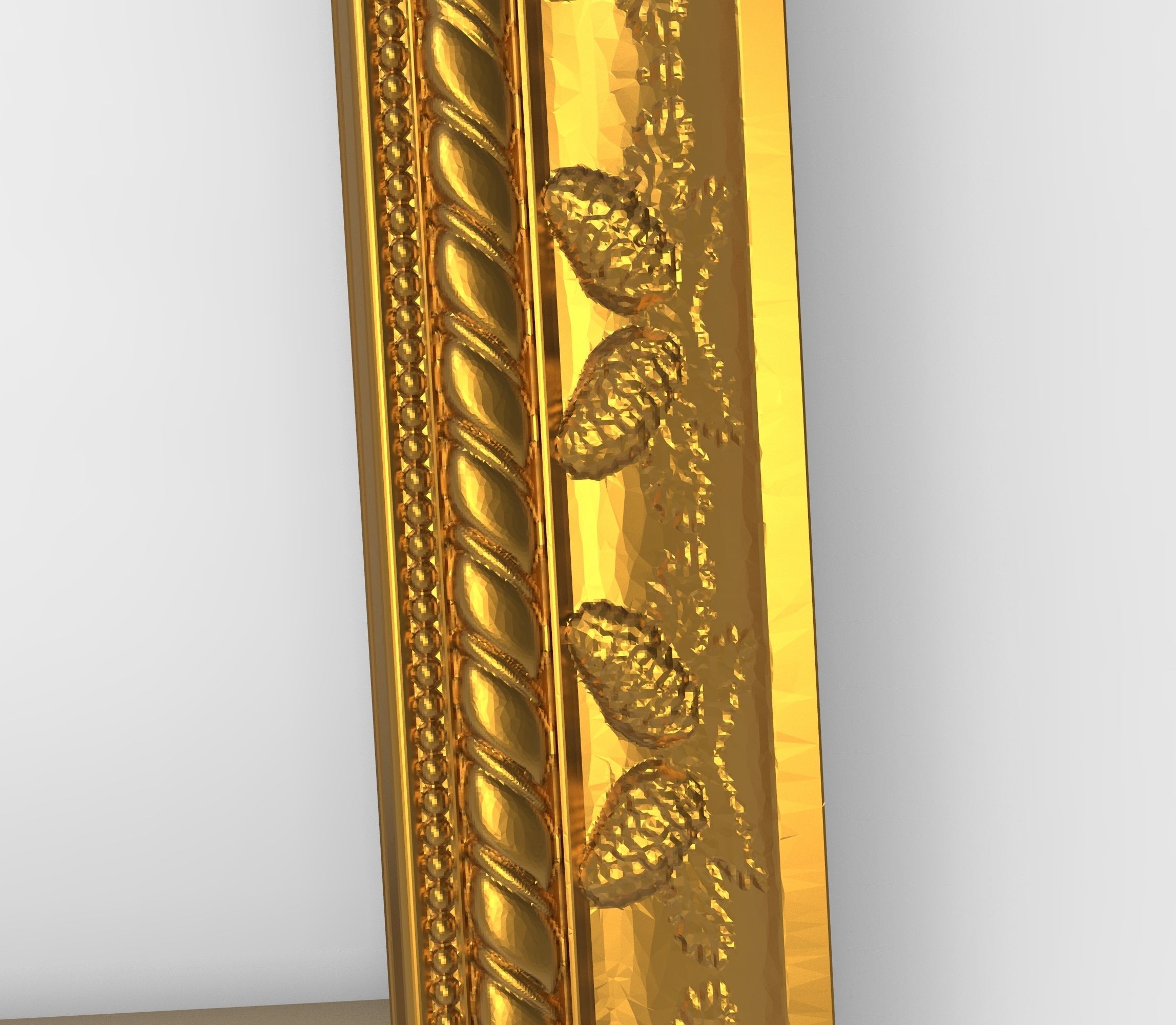 Carved Picture Frame 3D model_4