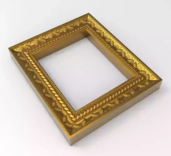 Carved Picture Frame 3D model