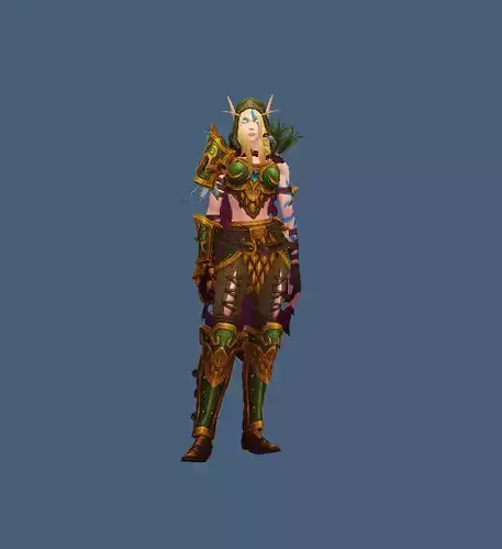 Femelle Elfe Chasseur  3D print model
