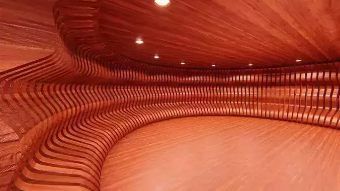 Rounded curved wall LS design 