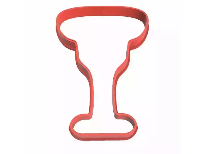 0141 A glass of drink cookie cutter 