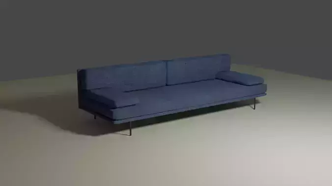 Comfy Stylish Couch with two side coushions