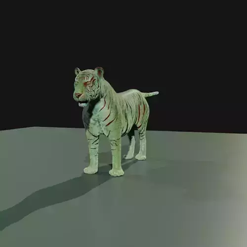 the Most Advanced Rigged Tiger for blender  its Here Low-poly 3D model