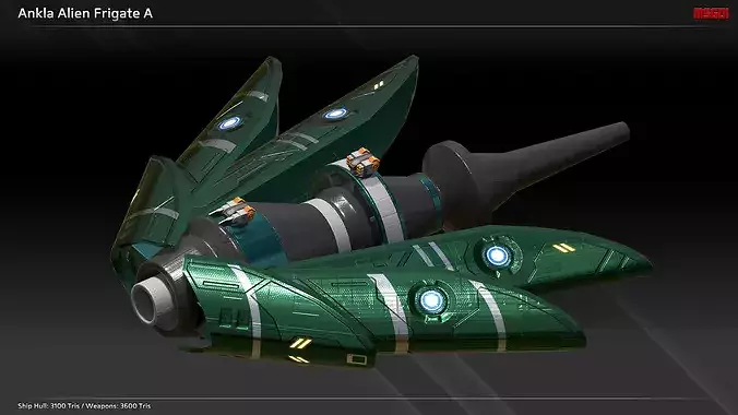 Ankla Alien Frigate A