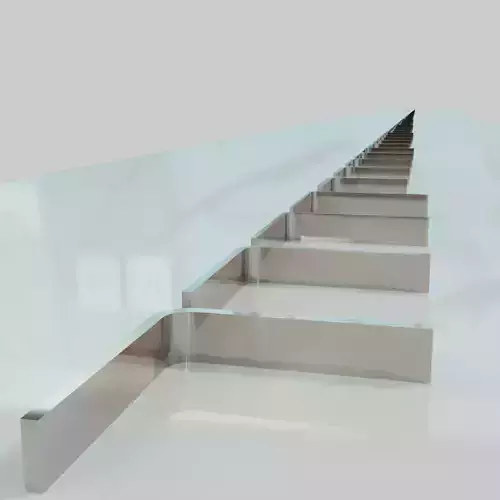 Low poly 57 L standard profiles with equal sides Low-poly 3D model
