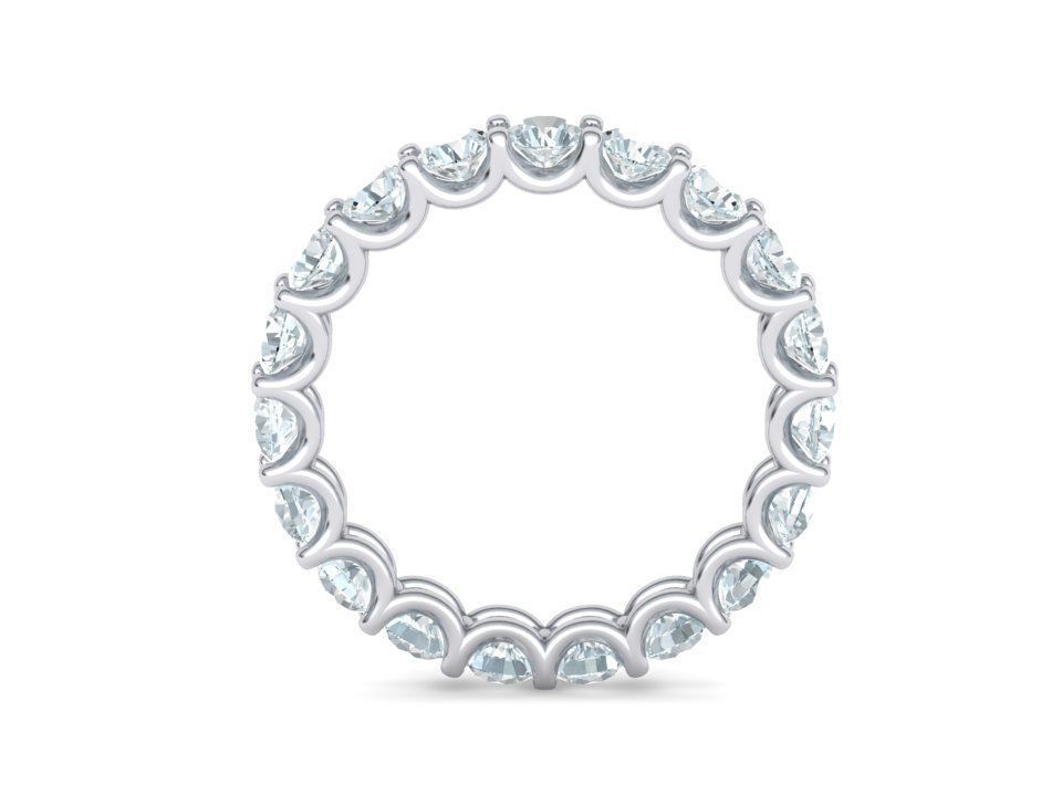 Diamond Eternity Ring 3d model version3 3D print model_20