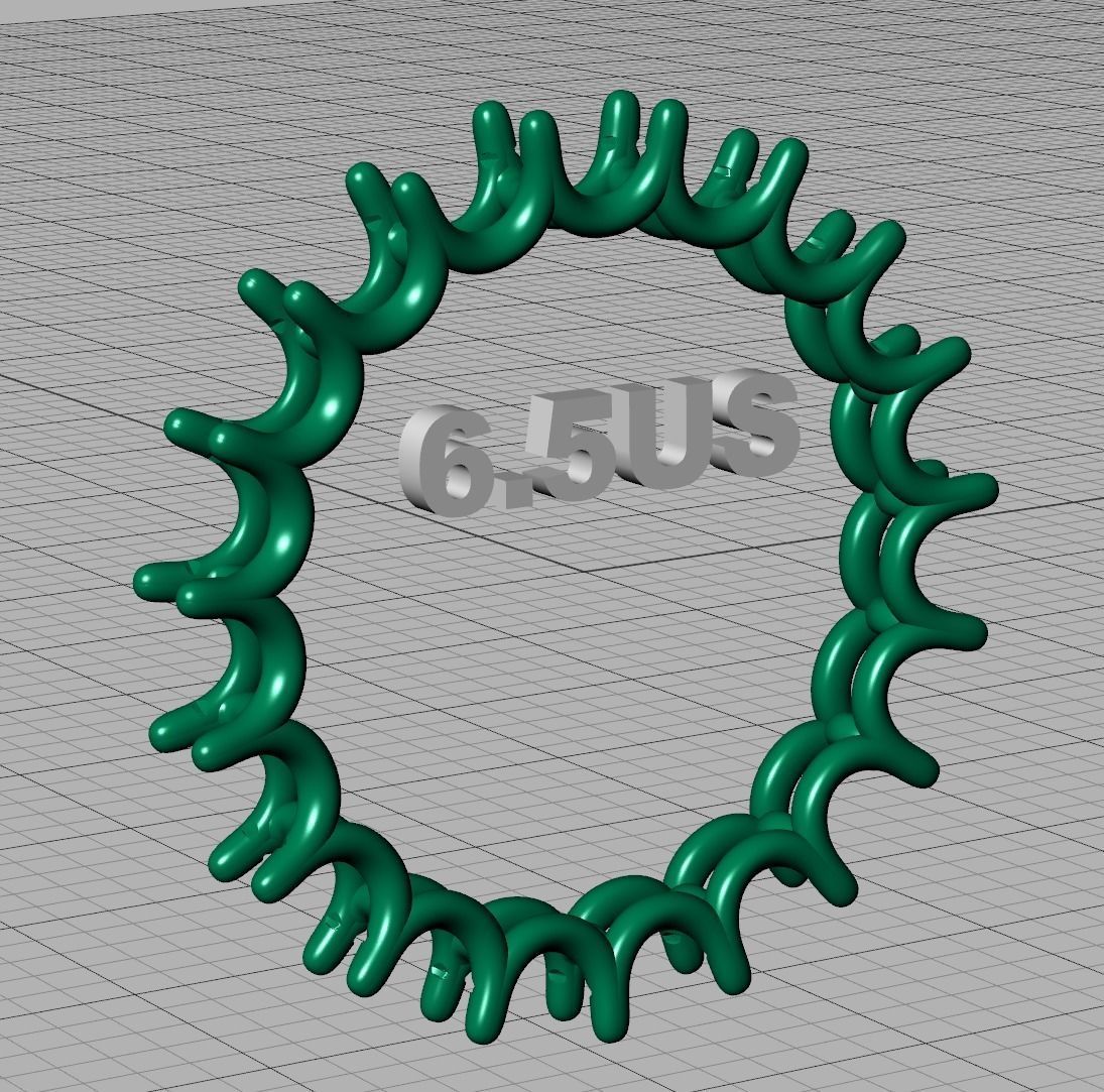 Diamond Eternity Ring 3d model version3 3D print model_14