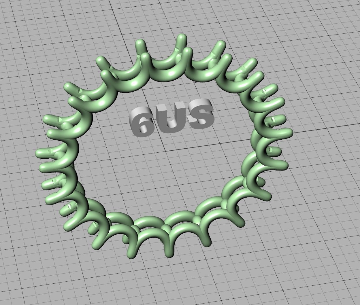 Diamond Eternity Ring 3d model version3 3D print model_17