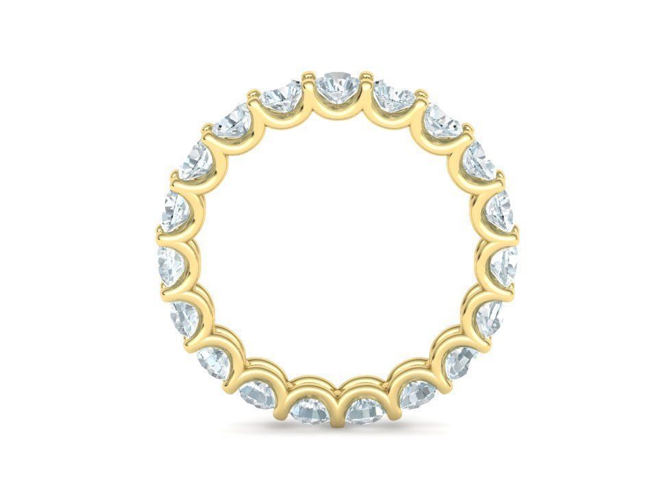 Diamond Eternity Ring 3d model version3 3D print model_21