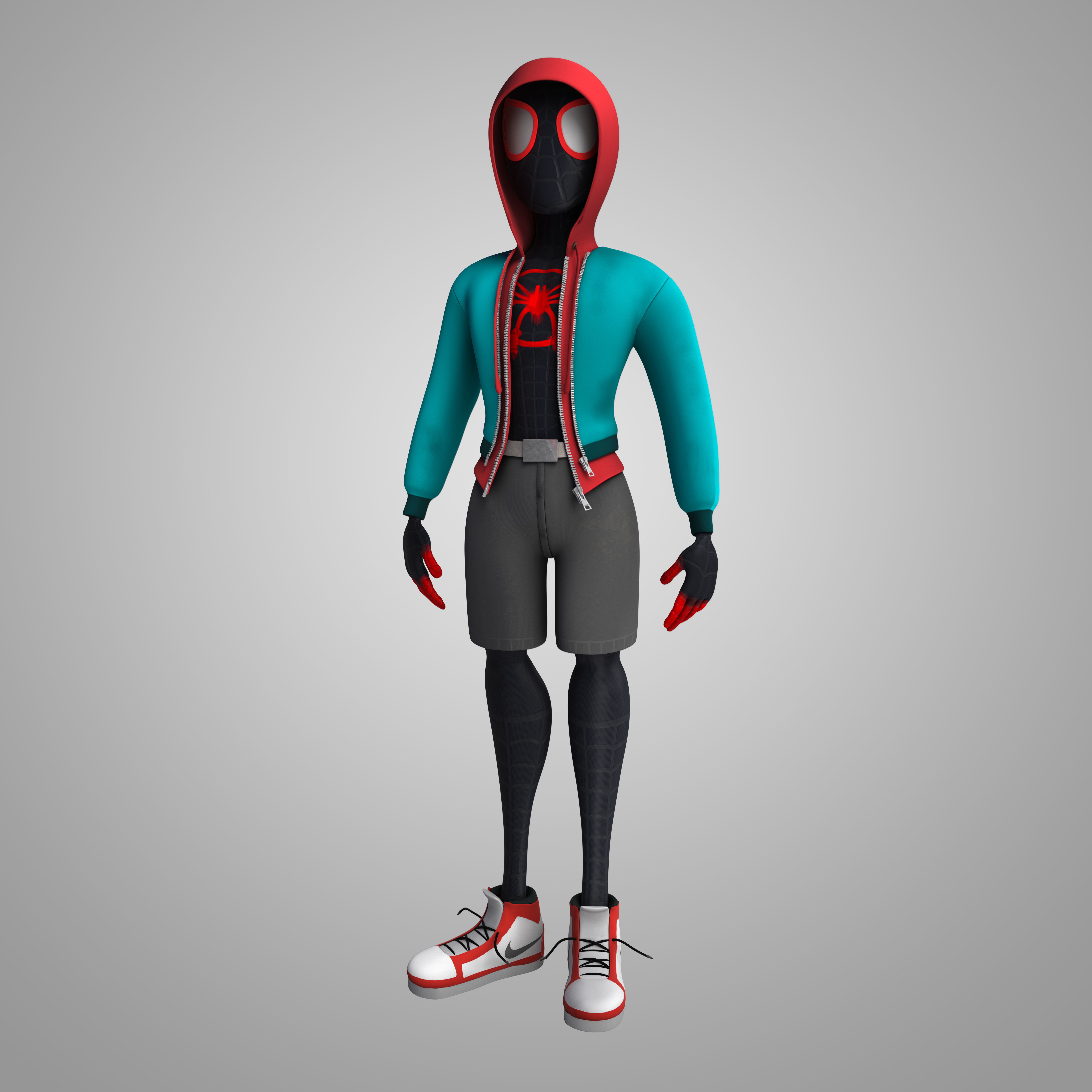 Miles Morales Fan Art 3D print model_2