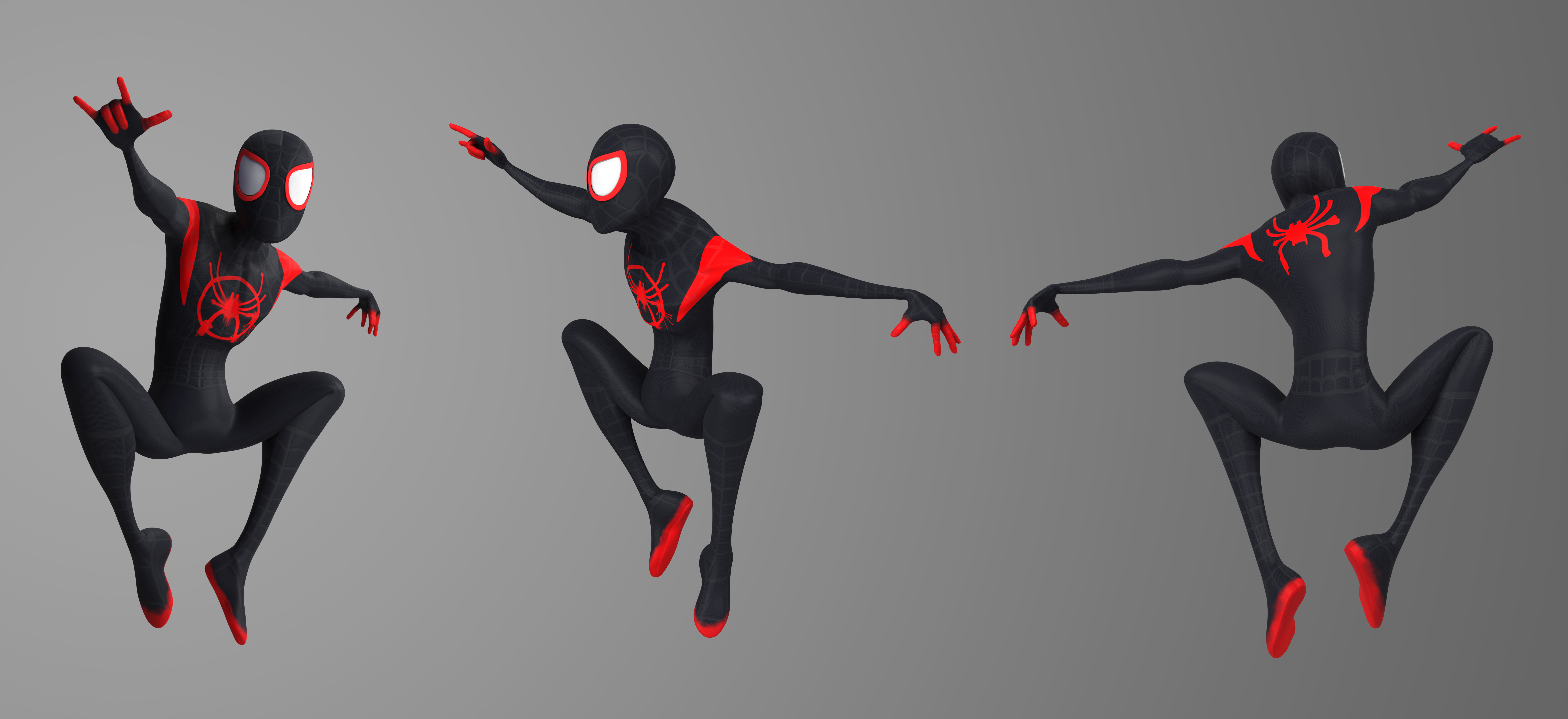 Miles Morales Fan Art 3D print model_1