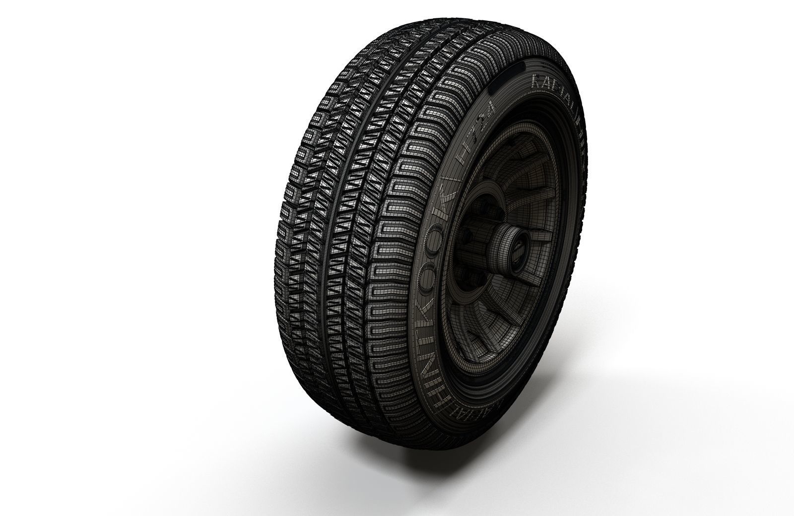 Jeep highpoly wheel 3D model_6