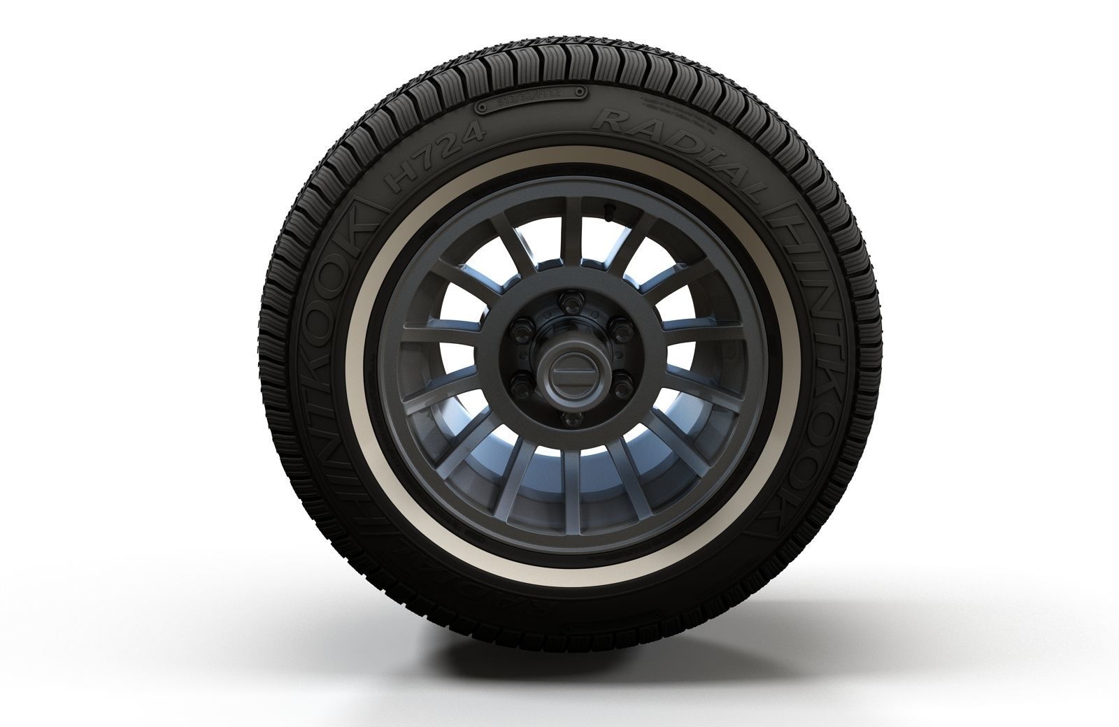 Jeep highpoly wheel 3D model_2