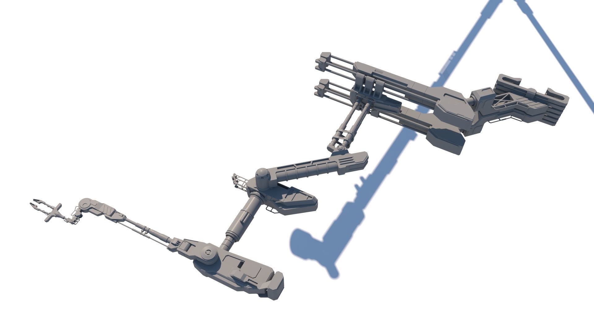 Sci Fi Space Station Set 3D model_11