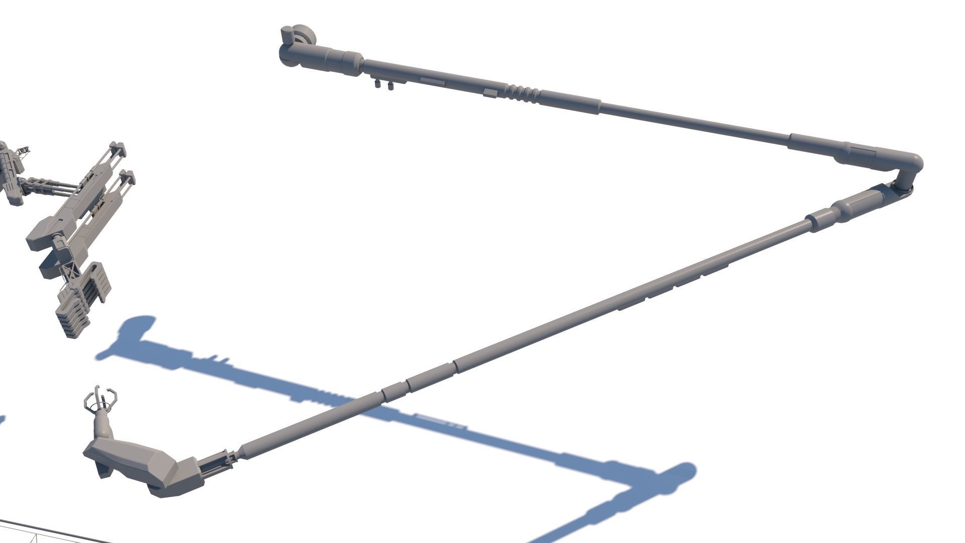 Sci Fi Space Station Set 3D model_10