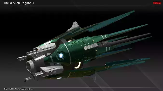 Ankla Alien Frigate B
