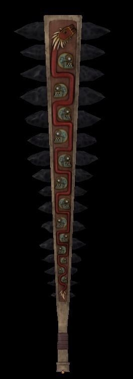 Aztec Weapon Pack Low-poly 3D model_11