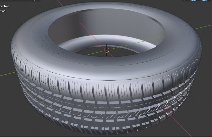 Realistic Tire tyre 3D model_16
