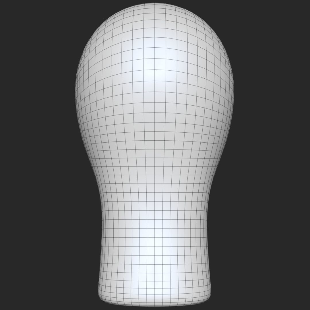 Mannequin Head 3D model_9