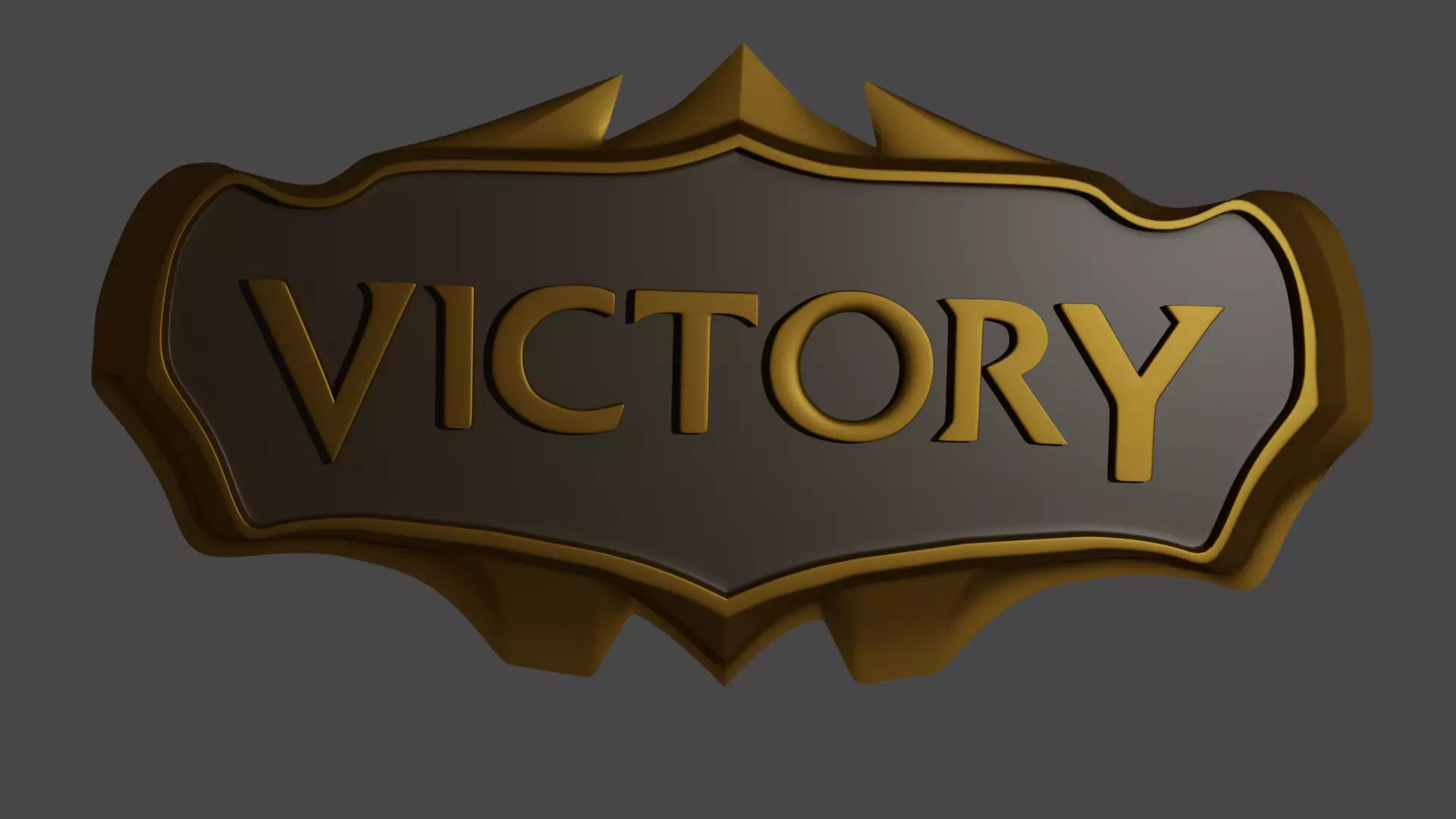 League of legends victory sign - Print ready 3D print model