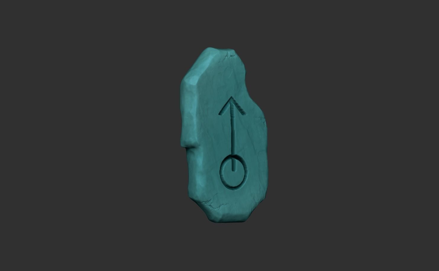 Tibia HMM Rune - CGI or Printable - 06 Variations Free 3D print model_7