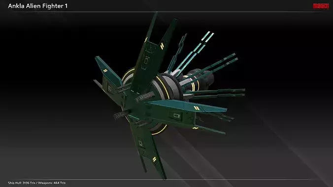 Ankla Alien Modular Fighter Kit