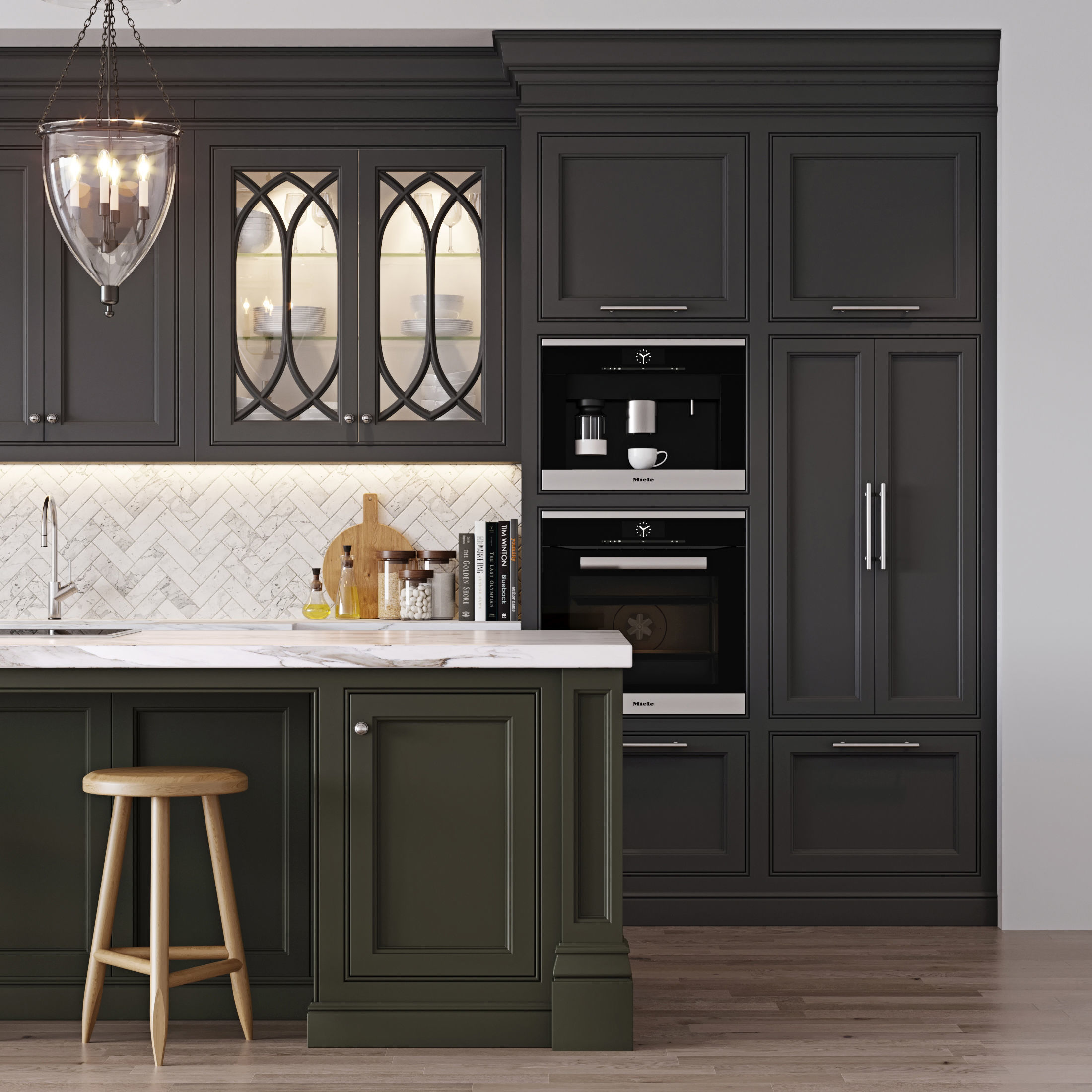Classic kitchen 2 3D model_3