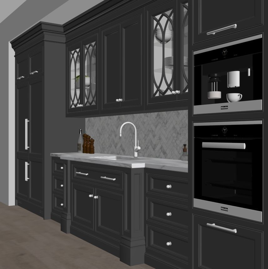 Classic kitchen 2 3D model_15