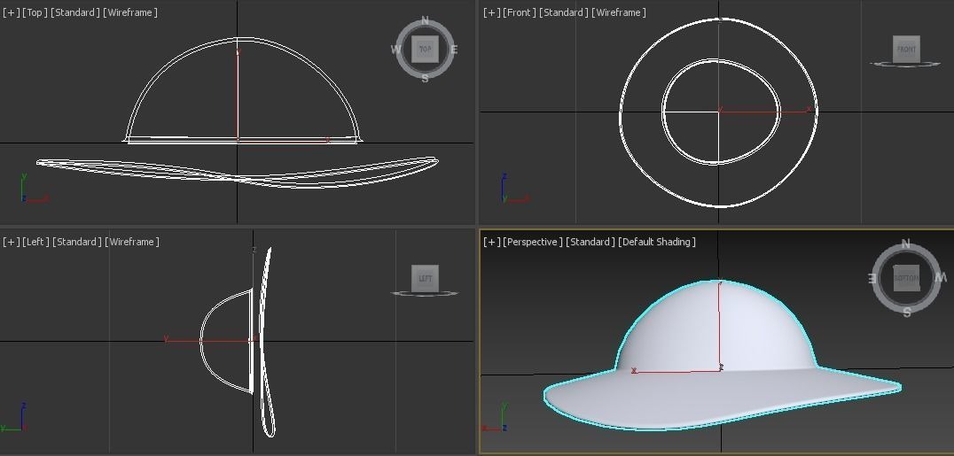 Basic Hat 3D model_12