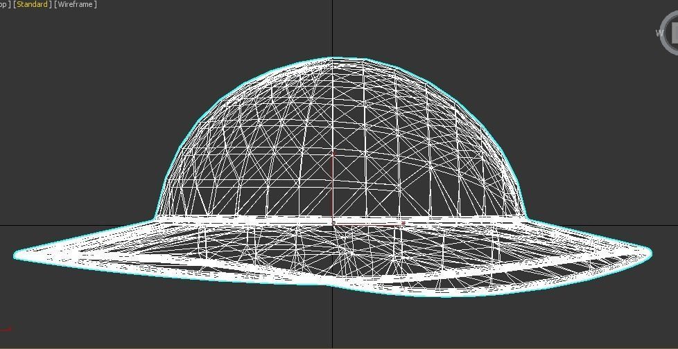 Basic Hat 3D model_9