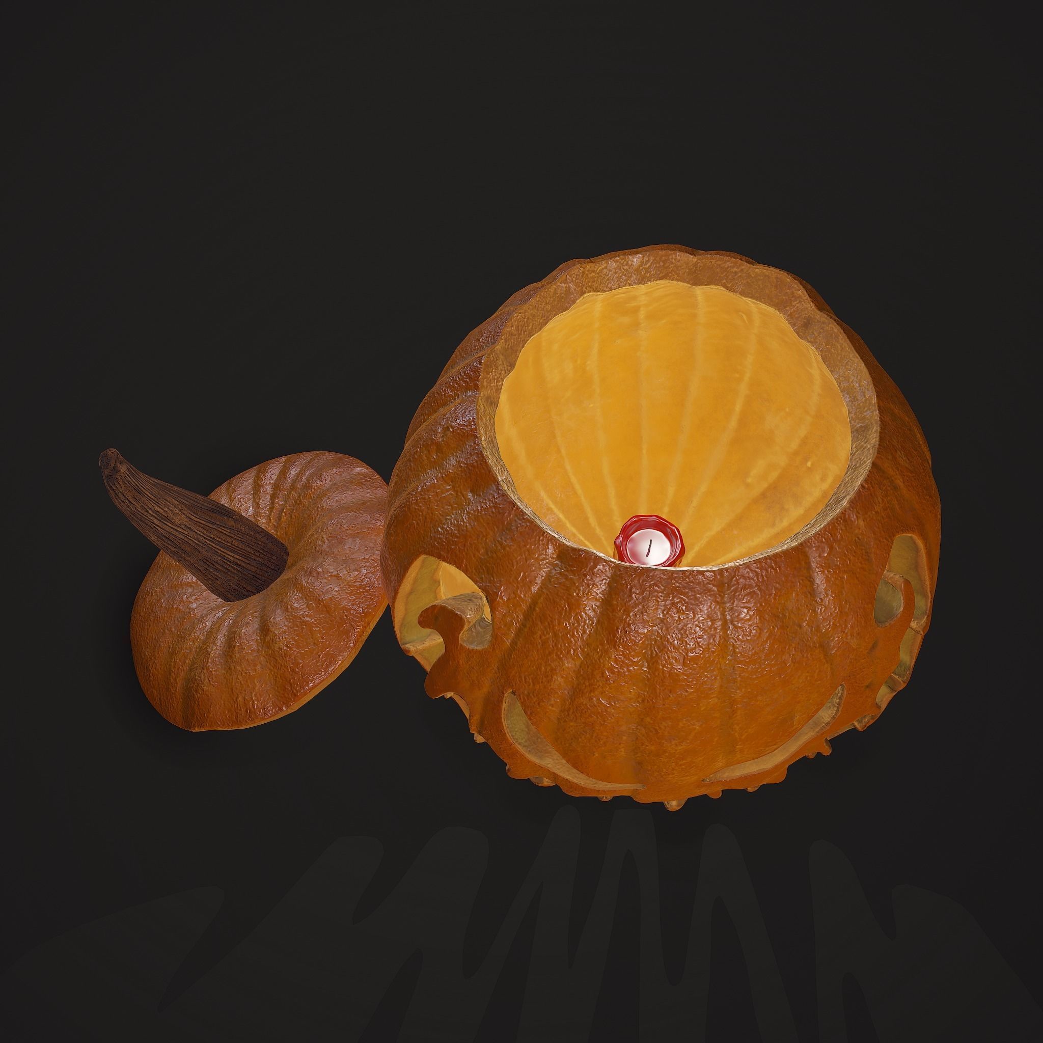 Halloween Props 3 Pack Horror Props 3D Model Collection_17