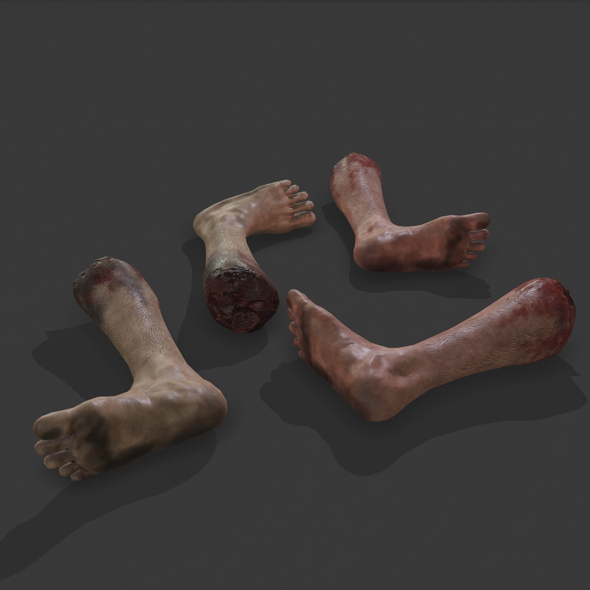Halloween Props 3 Pack Horror Props 3D Model Collection_61