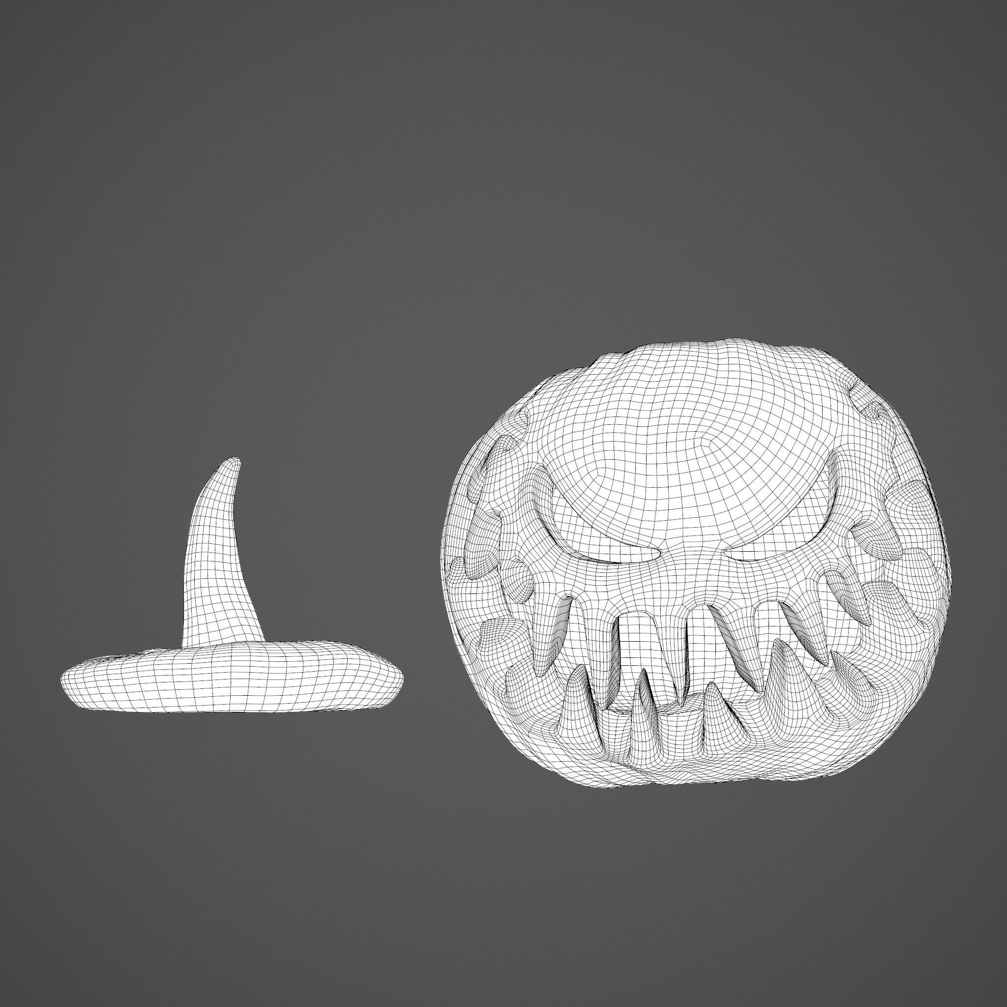 Halloween Props 3 Pack Horror Props 3D Model Collection_78