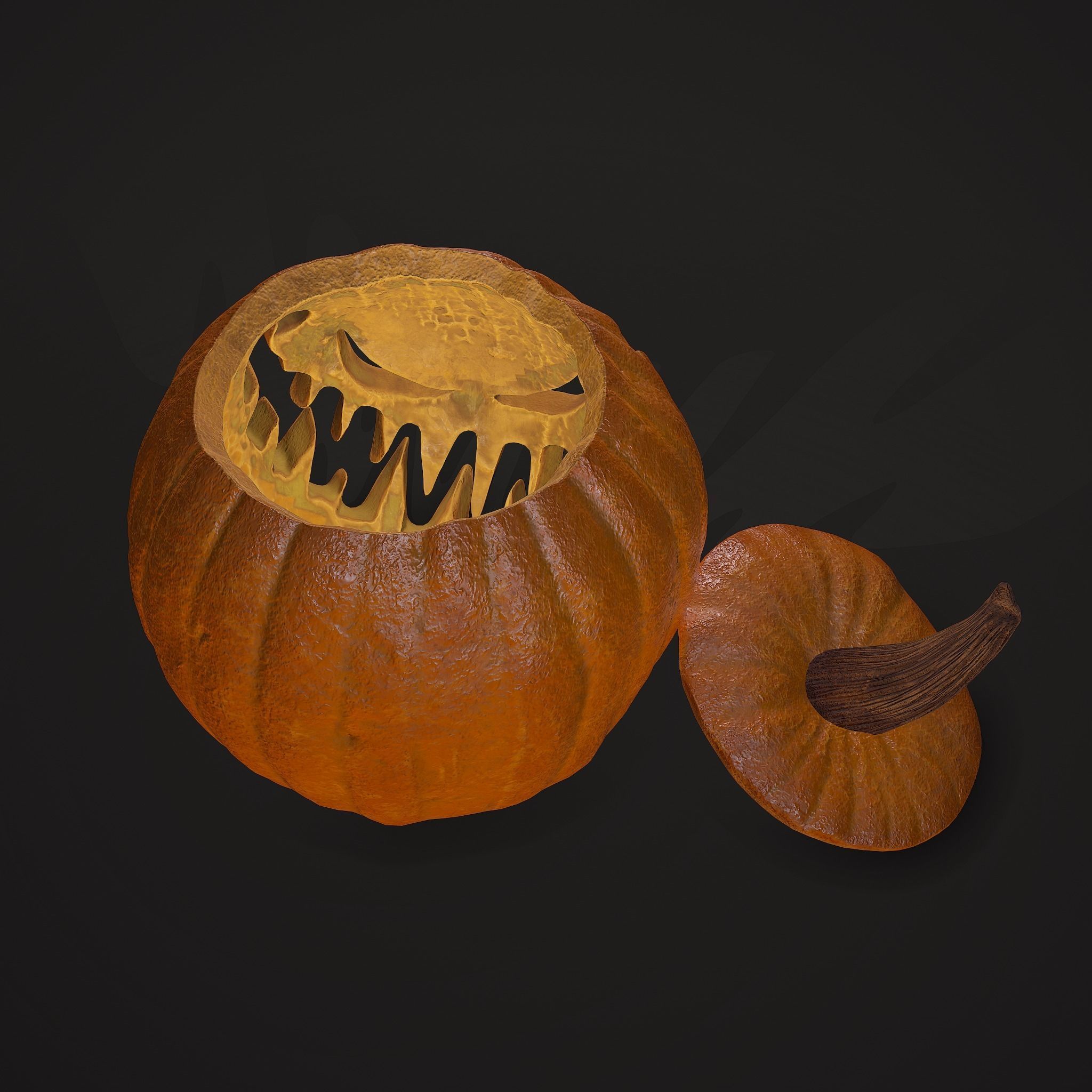 Halloween Props 3 Pack Horror Props 3D Model Collection_18